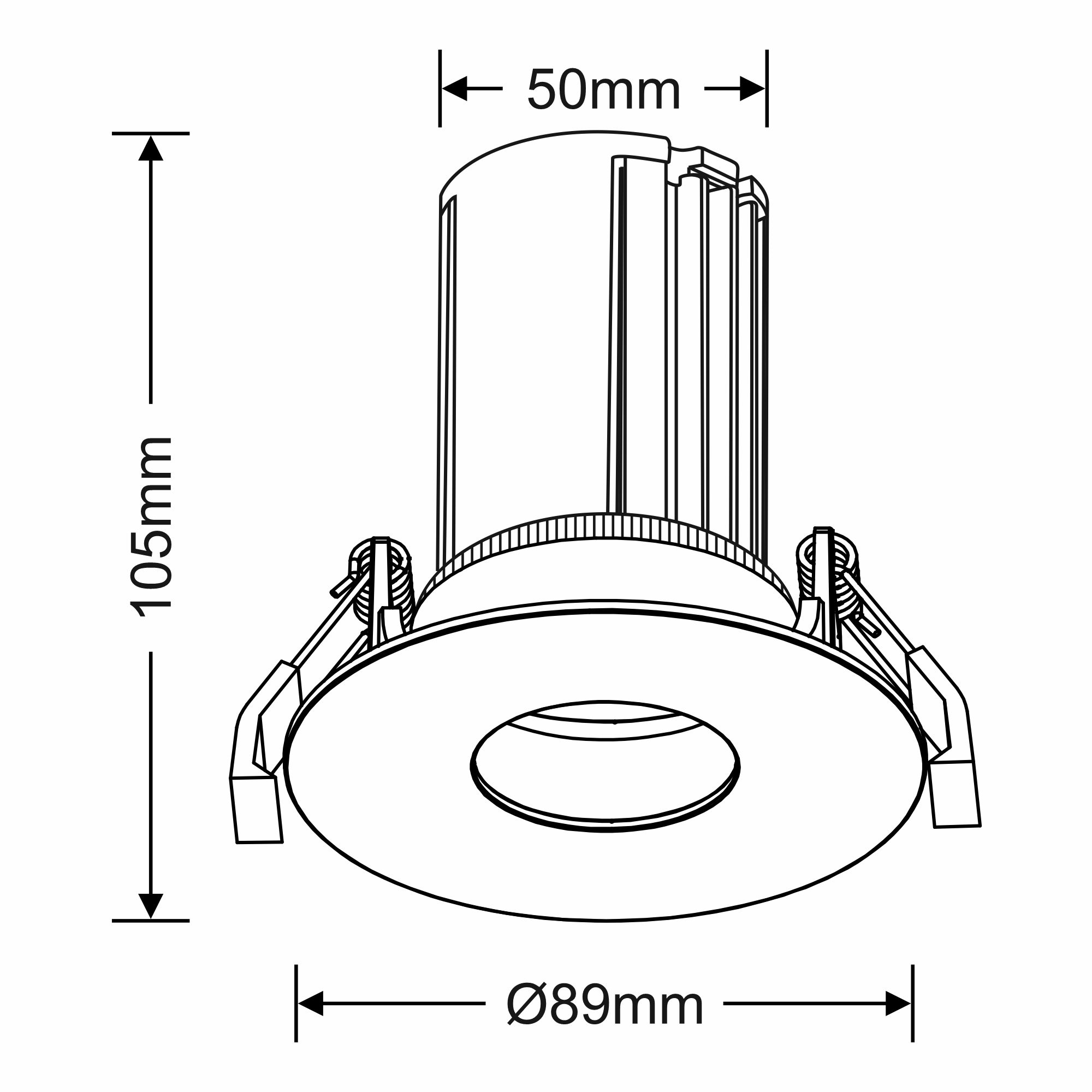 Blate 12 Recessed Ceiling Luminaires Dlux Round Recess Ceiling